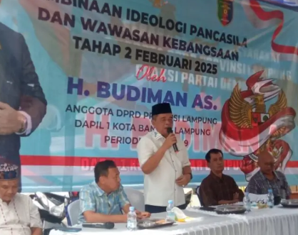 Budiman AS Ajak Masyarakat Bandarlampung Implementasilan Nilai-nilai Pancasila